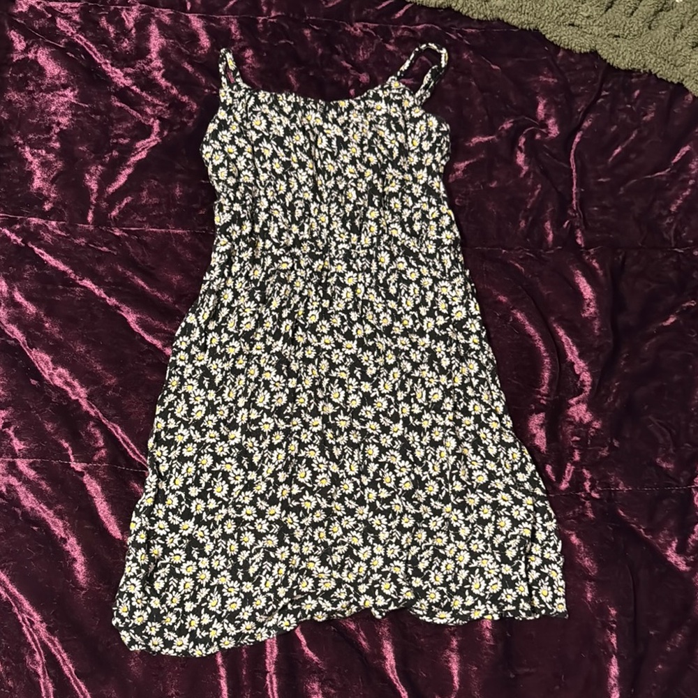 Art Class Black and White Sleeveless Sundress